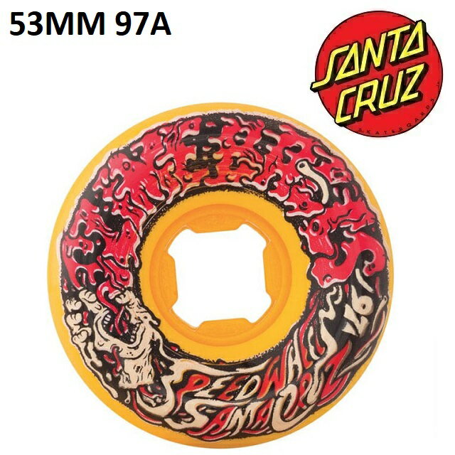 SANTA CRUZ SKATEBOARDS サンタクルーズ ウィール SLIM BALLS VOMIT MINI II 53MM 97A スケートボード スケート スケボー 日本正規品