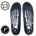 FP INSOLE／FOOT PRINT INSOLE フットプリントインソール ORTHOTICS-SKELETON BLACK スケルトン ブラック ヒールカップ タイプ