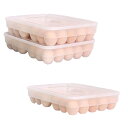 たまごケース 大容量 34個用 プラスチック製 蓋付き (2個セット) 送料無料