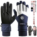 スキーグローブ レディース 手袋 滑り止め メンズ スノーボード 防水 5本指 スノーボードグローブ 防寒 撥水 ウインタースポーツ用 スマホ操作可能 裏起毛 ...