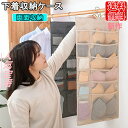 送料無料 ハンガー式 下着収納 両面収納 ケース ポケット ケース 吊り下げ シンプル おしゃれ 取り付け簡単 小物 壁掛け収納 透明 中身見える 大容量 省スペース ソックス パンツ ネクタイ ブラジャー