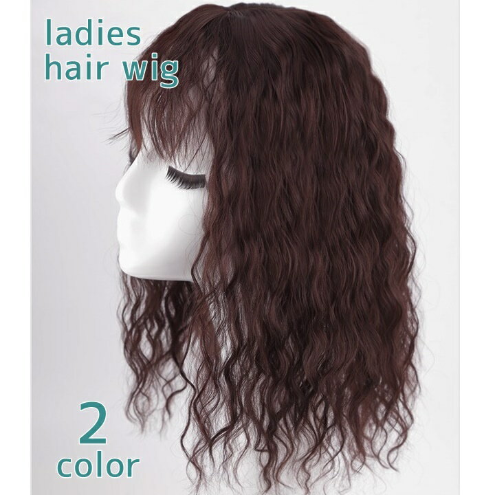 ヘアウィッグ フルウィッグ レディース ヘアアクセサリー かつら ロングヘア パーマ ウェーブ ソバージュ 軽い ブラウン ブラック 薄毛 ボリュームアップ ふんわり おしゃれ イメチェン コスプレ