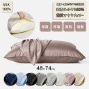 シルク 枕カバー 封筒型 48×74cm 枕カバー シルク100% 両面 22匁 シルクまくらカバー 封筒 洗える 可愛い 冷感 絹 枕 ピローケース 保湿 美...