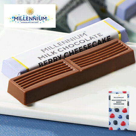 ＼11月限定最大100％ポイントバック／ バレンタインデー 2026 人気 チョコ ギフト チョコレート ミレニアム ベリーチーズケーキバー 1..