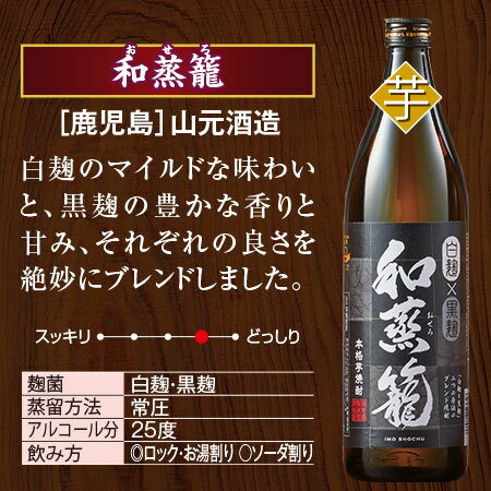 焼酎 芋焼酎 麦焼酎 米焼酎 お酒 特割 九州 六蔵 いも 麦 米焼酎 飲みくらべ 6本組 飲み比べセット 900ml 6本 50%オフ【7560円(税込)以上で送料無料】