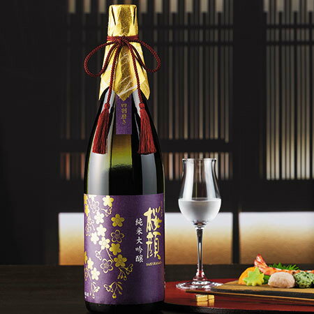 日本酒 父の日 純米大吟醸酒 純米大吟醸原酒 桜顔 結の香 一升瓶 1800ml 送料無料 【7560円(税込)以上で送料無料】