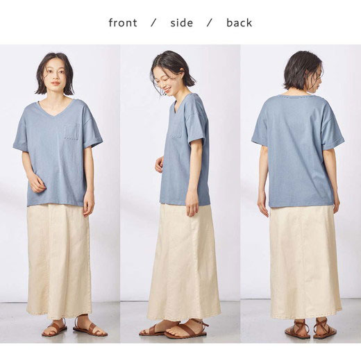 Viola e Viola（ヴィオラ エ ヴィオラ）【WEB限定】Tシャツ 【新色追加】綿100％ポケット付ゆるTシャツ(M〜7L-8L) 30代 40代 夏 レディース Viola e Viola ヴィオラ トップス シャツ 高評価 - Image 3