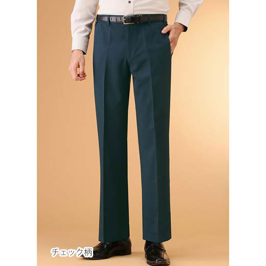 ＼まとめ買いクーポン配布中！／ スラックス 暖か裏起毛選べる定番柄スラックス(S〜3L) ベルーナ 40代 50代 60代 メンズ 紳士 大人 パンツ ズボン ビジネス プチプラあったか 暖かい