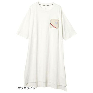 【在庫残りわずか】●SALE!!セール●ワンピース 夏 M Lサイズコンバース キャンバスポケットTシャツワンピ rベルーナ ラナン Ranan 40代 50代 60代 レディース ミセス ミセス ファッション ワンピース 大人 夏服アウトレット 在庫処分