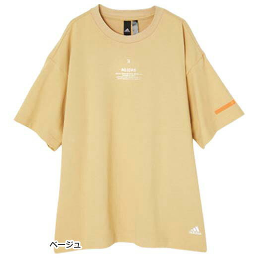 ●アウトレット●チュニック M L OT ＜adidas＞グラフィックロングTシャツ(M〜OT) ベルーナ 40代 レディース レディースファッション 夏 夏服 Ranan ラナン スポーツ シャツ ブラウス アディダス 在庫処分 半袖