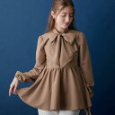 【WEB限定】チュニック 【2WAY】衿シャーリングボウタイチュニック(M〜3L) レディース Alotta アロッタ トップス 母の日