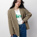 \まとめ買いクーポン配布中!/ ジャケット 金ボタンダブルテーラードジャケット(M〜LL) レディース レディース ラナン ranan アウター 羽織 コート ポケット(4)