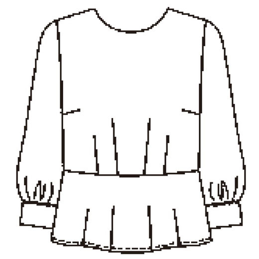ブラウススーツ 洗える！ペプラムブラウスセットアップ(M〜3L) 30代 Ranan ラナン ...