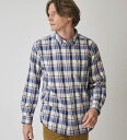 シャツ S M L LL XXL <ハッシュパピー>しっとり柔らか綿100%ネルシャツ(S〜XXL) ベルーナ 50代 60代 メンズ 紳士 大人 メンズライフ...