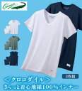 \まとめ買いクーポン配布中!/ インナーシャツ メンズ 【3枚組】<クロコダイル>夏用さらっと着心地の綿100%インナー(M〜3L) ベルーナ