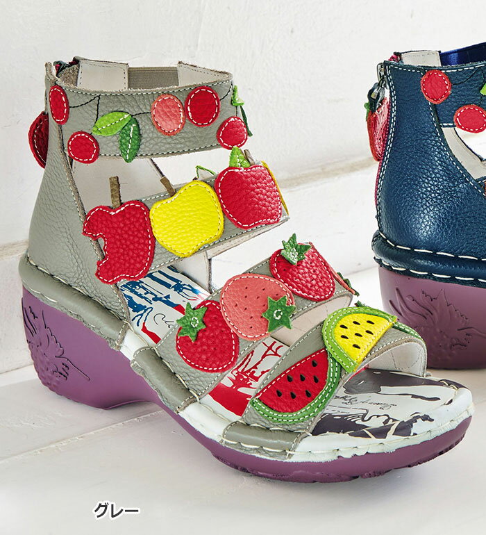 エスタシオンSサイズ エスタシオン レザーサボ Sサイズ（ニョロニョロと果物