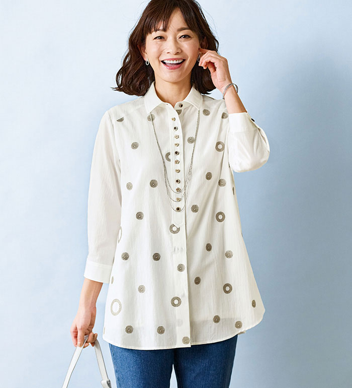楽天市場】水玉 ドット(サイズ(S/M/L)5L)(チュニック 楽天市場】水玉 ドット(サイズ(S/M/L)5L)(チュニック