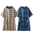 \GWクーポン利用で店内全品10%OFF/スモック 【2枚組】綿100%サッカー素材の涼やか家事服(M〜LL) ベルーナ belluna ラヴィエンヌ 母の日