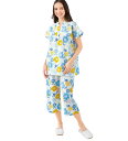 \GWクーポン利用で店内全品10%OFF/パジャマ レディース ゆるっとラクちん!涼やかパジャマ 2025夏 インナーコレクション Belluna ベルーナ M...
