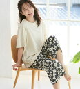 \GWクーポン利用で店内全品10%OFF/パジャマ ゆる涼カットソールームウェア(M〜3L) ベルーナ belluna ラヴィエンヌ 母の日