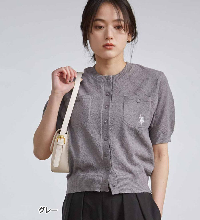 楽天市場】ラルフローレン カーディガン（カラーグレー）（レディース