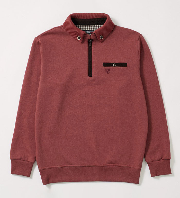 \まとめ買いクーポン配布中/あったか トレーナー メンズ <ニコル モリソン>暖か衿デザイントレーナー 無地(S〜3L) 2025秋冬 ベルーナ belluna...