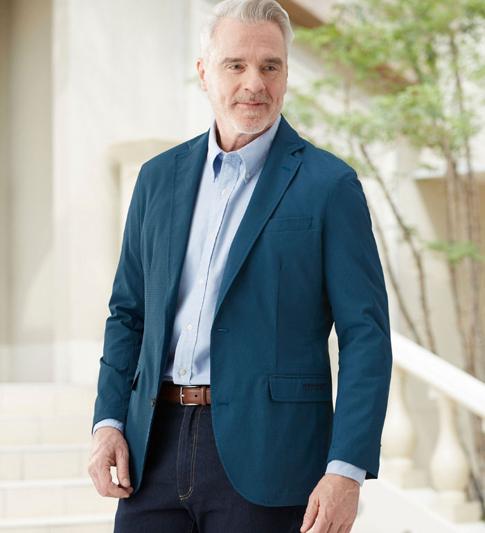 ＼お年玉クーポン2026円OFF／ジャケットメンズ ＜ダンロップ・リファインド＞さらっと軽快サッカー ...