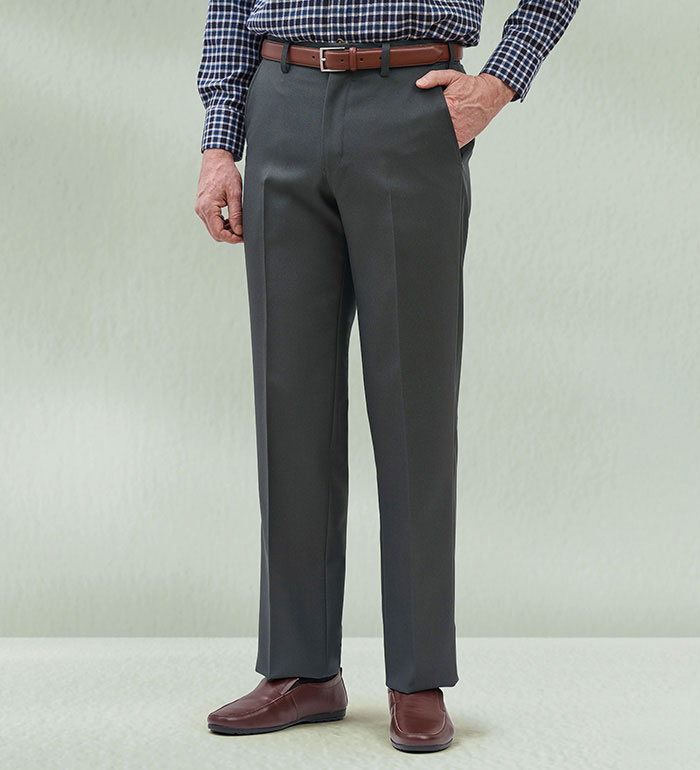 ＼4日間限定★店内全品10％OFFクーポン／パンツ メンズ 裾上げ済ウエストストレッチスラックス ノータック(ウエスト76cm 股下67cm～ウエスト85cm 股下76cm) メンズ 紳士 パンツ ズボン ビジネス