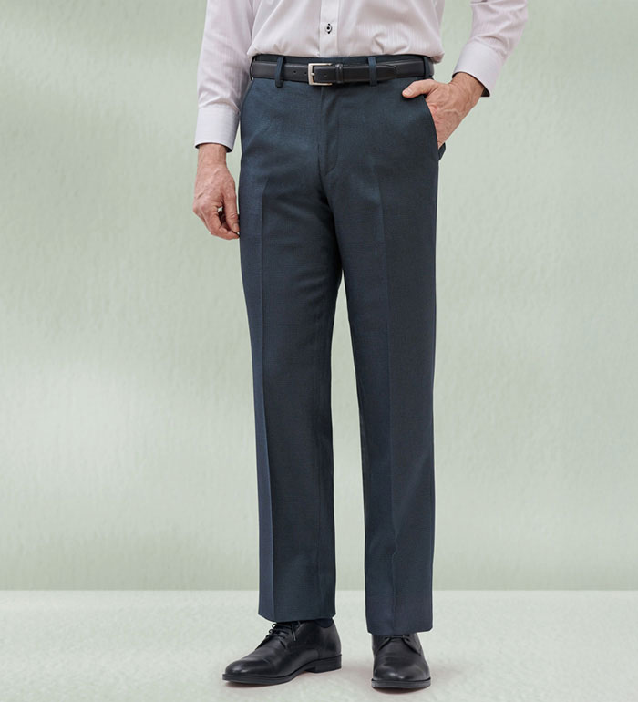 乐天商城 - パンツ メンズ 裾上げ済コンビネーションスラックス　ノータック(ウエスト76cm 股下67cm〜ウエスト85cm 股下76cm) メンズ 紳士 パンツ ズボン ビジネス