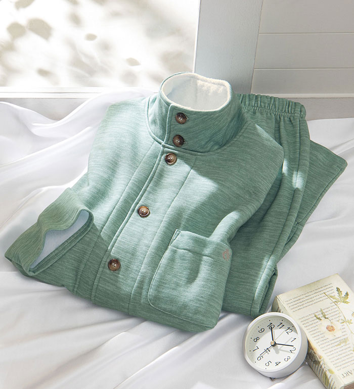 ＼まとめ買い最大20％OFFクーポン／パジャマ メンズ やっと出会えた！綿100％裏起毛パジャマ(XS〜3L) ..