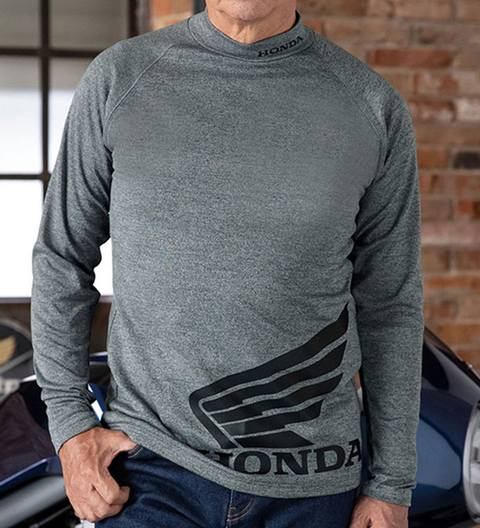 ＼まとめ買いクーポン配布中／インナーシャツ メンズ ＜HONDA＞ビッグロゴ防風インナー 2026春 ベルー..