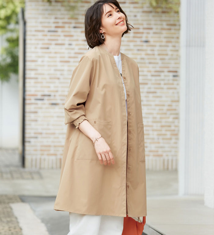 チュニック レディース シャーリングスリーブシャツワンピース 2026春 ベルーナ belluna ラヴィエンヌ M-3L...