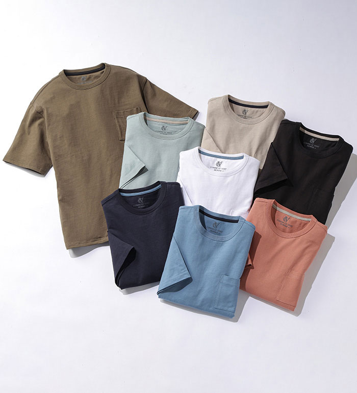 ＼まとめ買いクーポン配布中！／tシャツ メンズ 半袖 綿100％ベーシックTシャツNEO(S 半袖〜3L 半袖) メンズ 紳士 ベルーナ 男女兼用 無地