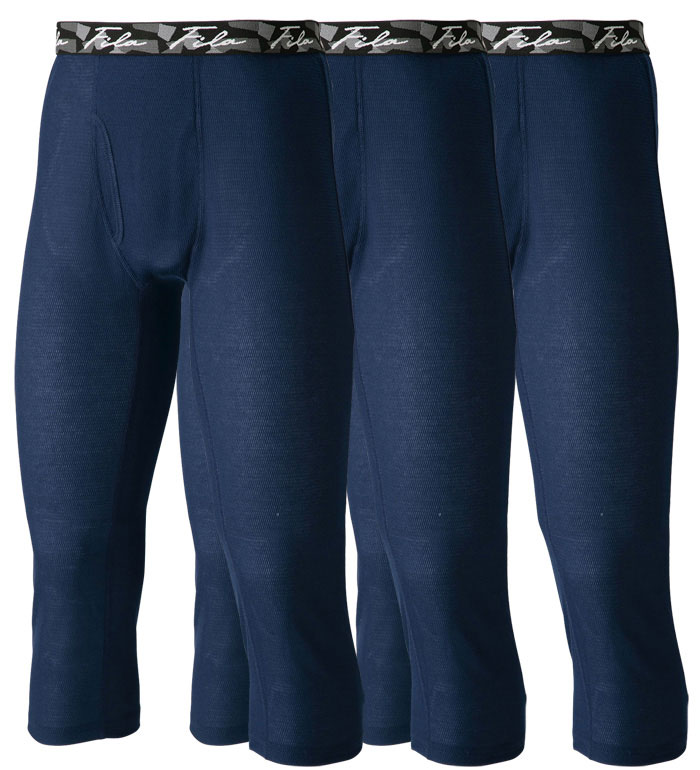 ＼まとめ買い最大2000円OFFクーポン／スパッツ メンズ 【3枚組】＜フィラ＞肌側綿100％風通すステテコ(S～5L) メンズ 紳士 ベルーナ インナー下