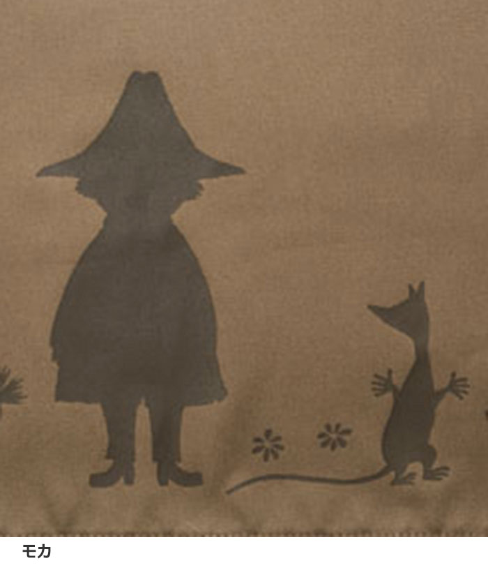 ワンピース M-L LL-3L 4L-5L 【MOOMIN】シルエット柄ワンピース(M-L〜4L-5L) ベル...