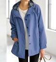 \最大20%OFFクーポン/ ジャケット M L LL 3L 4L 5L 裏チェックプリントマウンテンパーカー(M〜5L) ベルーナ Belluna 40代 5...