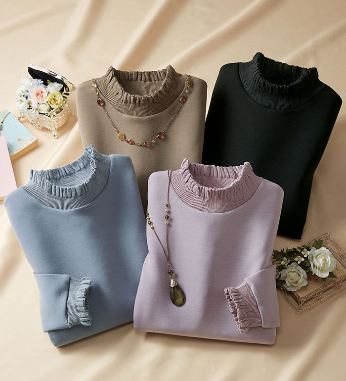 ＼まとめ買いクーポン配布中／カットソー プルオーバー M L LL 3L 4L 5L 選べる！大人の上品トレーナー..