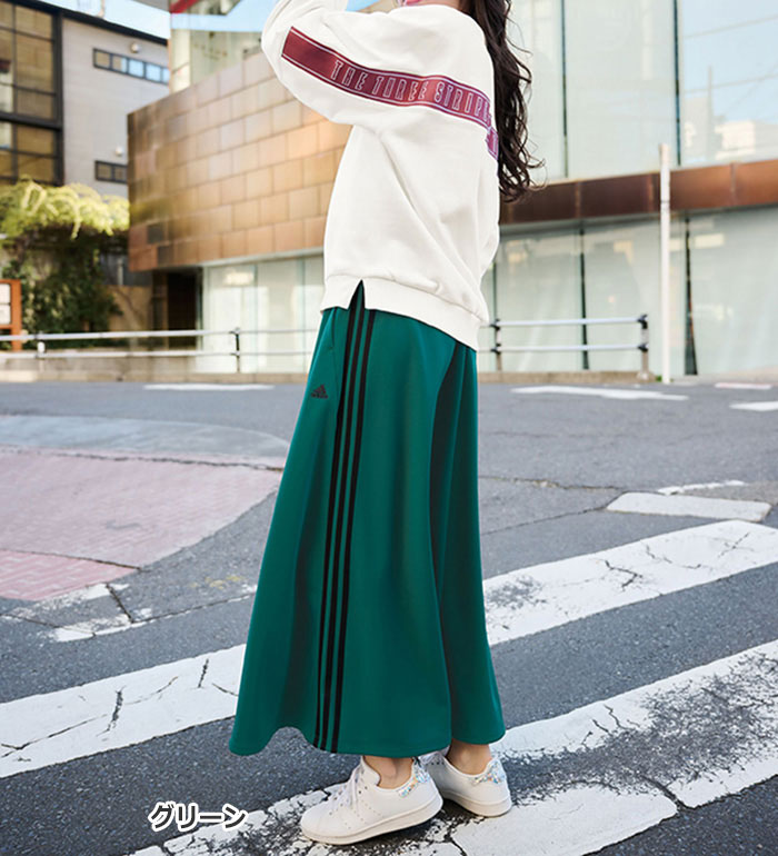 スカート ロング M L XL ＜adidas＞W　SE　3S　KN　スカート(M〜XL) ベルーナ ラナ...