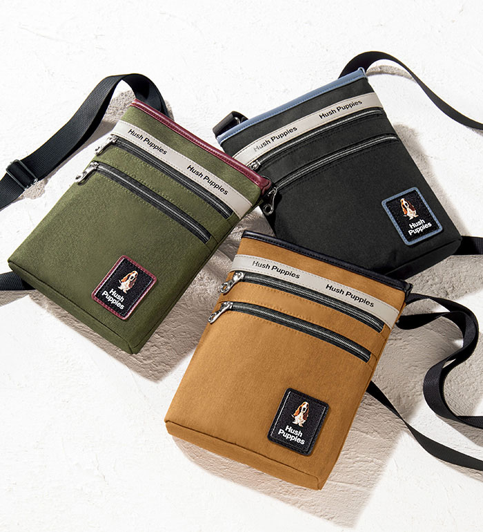 ＼4日間限定★店内全品10％OFFクーポン／ショルダーバッグ メンズ ＜ハッシュパピー＞バーティカルミニショルダー 2025春 メンズライフ