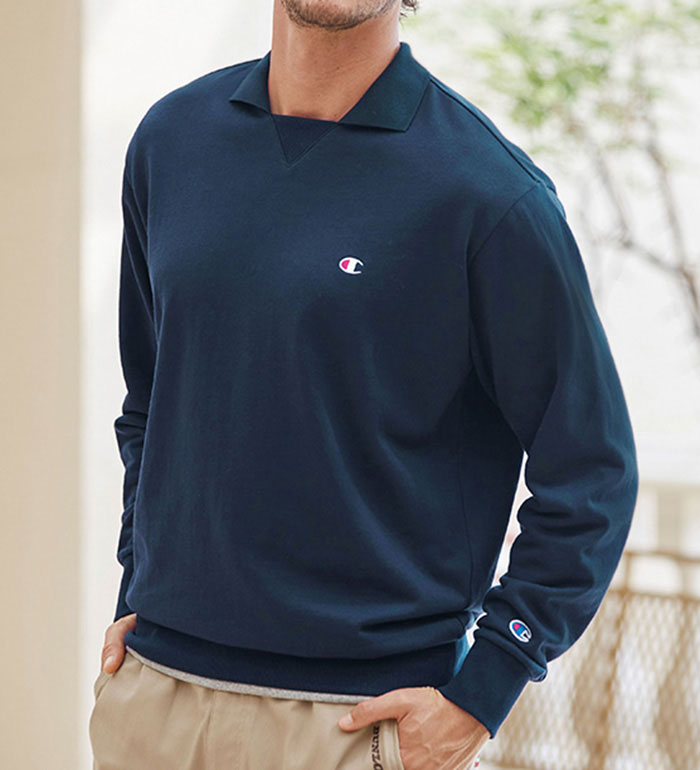 ＼お年玉クーポン2026円OFF／トレーナー メンズ ＜チャンピオン＞衿デザイントレーナー 2025 ...
