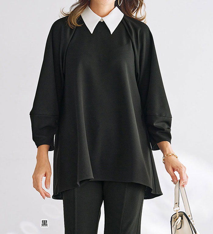 楽天市場】黒 ブラウス（ブランドベルーナ）（レディースファッション