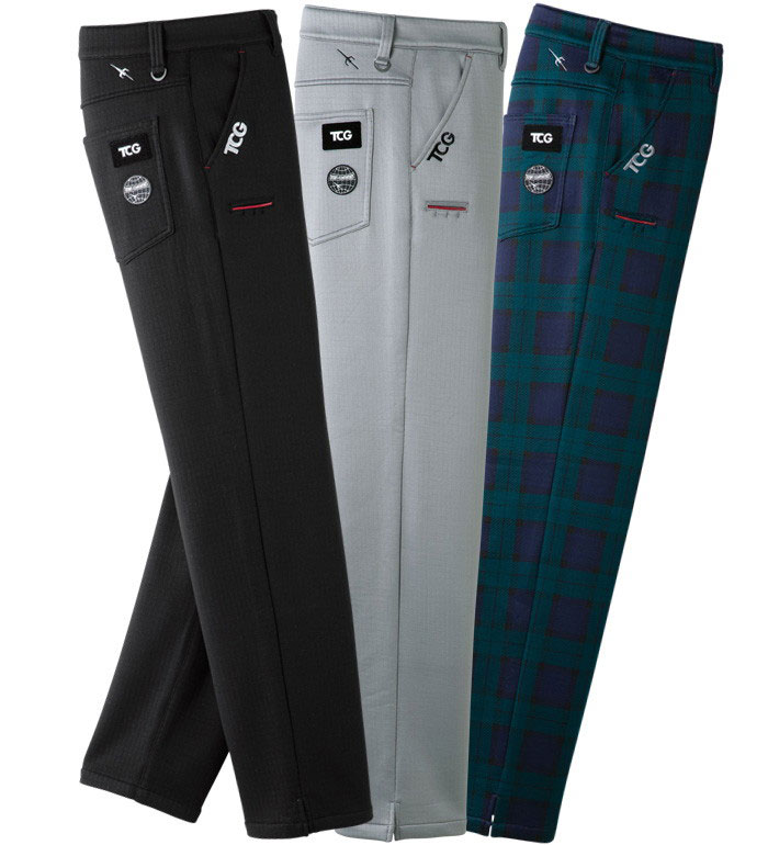 ＼Bulk purchase coupon available!／ Chino Pants ＜Transcontinents Golf＞ Fleece-lined golf pants that eliminate the need for tights (Waist 76cm Inseam 65cm ~ Waist 97cm Inseam 75cm) Belluna 50s 60s Men's Fashion Autumn/Winter Clothing Bottoms