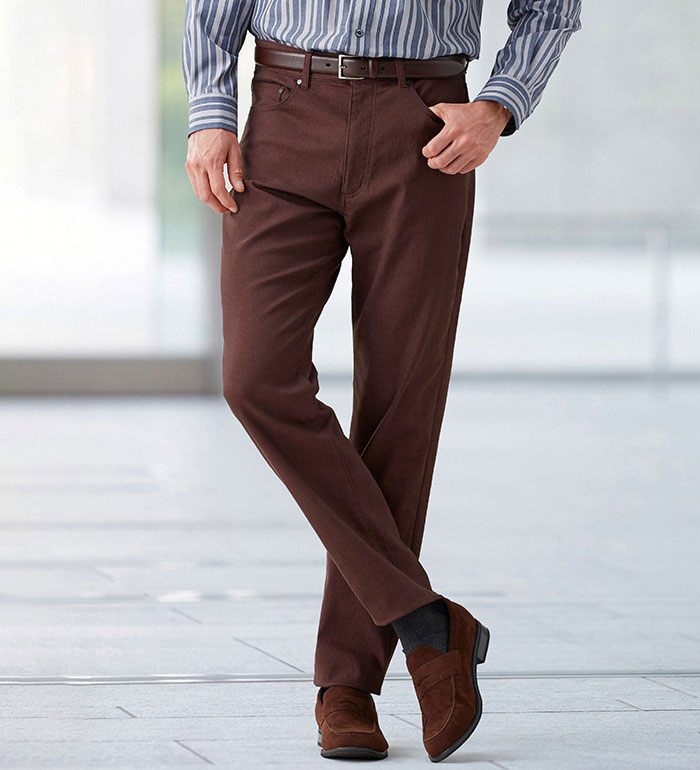 ＼Bulk purchase coupon available!／ Men's Pants ＜COMMULVAIN HOMME＞ Slim Stretch Color-Block Chino Pants (S Inseam 65cm ~ 3L Inseam 75cm) 2025 Autumn/Winter Belluna Men's Bottoms Trousers Chino Pants Review Campaign Eligible