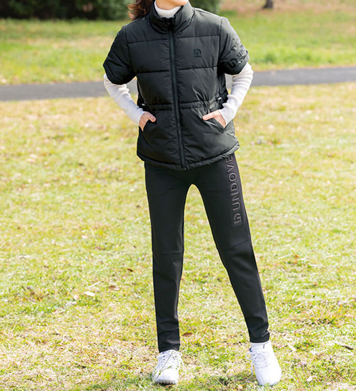 あったか パンツ レディース 裏起毛 暖かい 【三枝こころコラボ】裏起毛パンツ ベルーナ belluna 2025秋冬 S〜LL ゴルフウェア ★レビュー企画対象 アンドゥ—ヴ