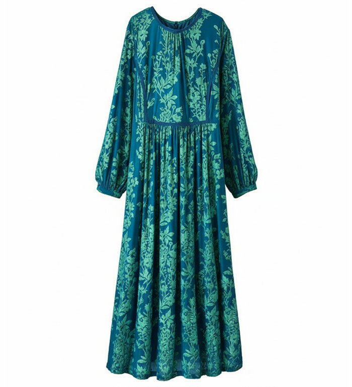 ＼Bulk purchase coupon available!／ Women's dress, glossy velour material back ribbon dress, Belluna 2025 Autumn/Winter, M-3L, eligible for review campaign.