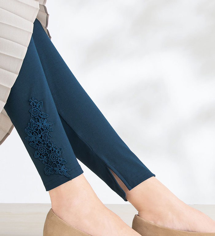 ＼Bulk purchase coupon available!／ Women's tights [3-pack] Cooling! UV protection stylish leggings 2025 Summer Inner Collection Belluna M-5L