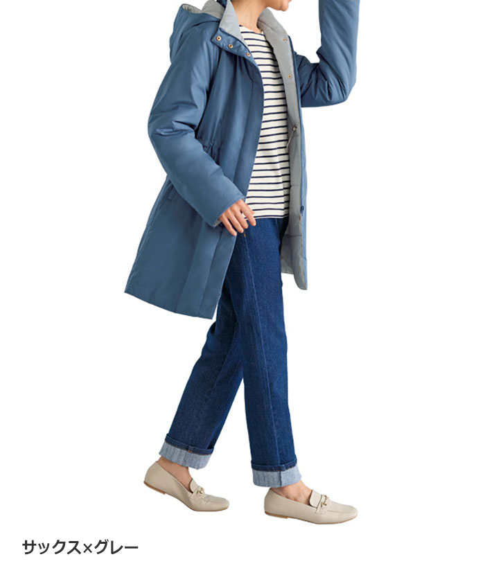 【期間限定：4389円→3291円！】コート レディース 50代 ロングコート 軽い 冬 Airy　＆Warm　あったか軽量デザインコート 2026春 ベルーナ belluna M〜5L belluna-10220778 ベルーナ サンプル画像2