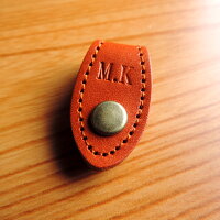 【名入れ無料】コードクリップイヤホンコードクリップレザーイヤホンクリップ栃木レザーコードリール巻き取り本革コードクリップ