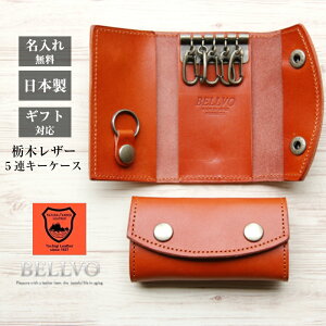【2/8(月)10:59まで!64時間限定10%OFFクーポン配布中】高評価 栃木レザー キーケース 本革 メンズ レディース スマートキー 革 おしゃれ キーケース 栃木レザー キーケース スリム 本革 日本製 5連 ペア プレゼント ギフト バレンタイン