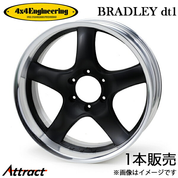 樂天商城 - 4x4エンジニアリング 汎用 ブラッドレーdt1 アルミホイール 1本(20×8J 6-139.7 +-2〜52)4x4 Engineering BRADLEY dt1 ホイール単体
